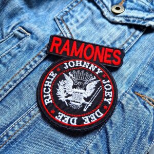 Ramones | American Punk Rock Band | Pop-punk | Embroidered Patch Badge Applique Iron on | Trendy | DIY | Decorative | Collectible