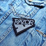 Razor | Canadian Speed Metal Band | Big Four | Sacrifice | Voivod | Annihilator | Embroidered Patch Badge Applique Iron on | Trendy | DIY | Decorative | Collectible