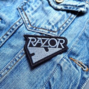 Razor | Canadian Speed Metal Band | Big Four | Sacrifice | Voivod | Annihilator | Embroidered Patch Badge Applique Iron on | Trendy | DIY | Decorative | Collectible