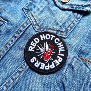 Red Hot Chili Peppers | RHCP | American Rock Band | Embroidered Patch Badge Applique Iron on | Trendy | DIY | Decorative | Collectible