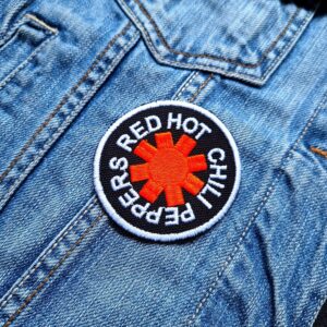 Red Hot Chili Peppers | RHCP | American Rock Band | Embroidered Patch Badge Applique Iron on | Trendy | DIY | Decorative | Collectible