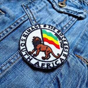 Reggae Lion Of Judah | South Africa | Embroidered Patch Badge Applique Iron on | Trendy | DIY | Decorative | Collectible