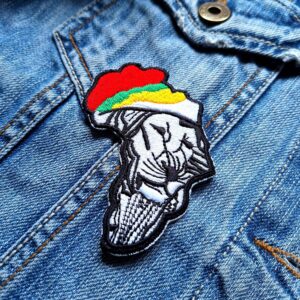 Reggae Lion | South Africa | Embroidered Patch Badge Applique Iron on | Trendy | DIY | Decorative | Collectible