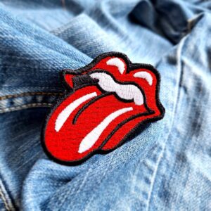 The Rolling Stones | English Rock Band |  Mick Jagger | Keith Richards | Embroidered Patch Badge Applique Iron on | Trendy | DIY | Decorative | Collectible