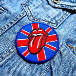The Rolling Stones | English Rock Band |  Mick Jagger | Keith Richards | Embroidered Patch Badge Applique Iron on | Trendy | DIY | Decorative | Collectible