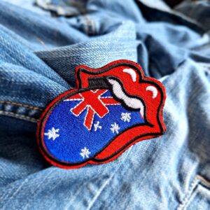 The Rolling Stones | English Rock Band |  Mick Jagger | Keith Richards | Embroidered Patch Badge Applique Iron on | Trendy | DIY | Decorative | Collectible