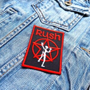 Rush | Canadian Rock Band | Geddy Lee | Alex Lifeson | Neil Peart | Embroidered Patch Badge Applique Iron on | Trendy | DIY | Decorative | Collectible