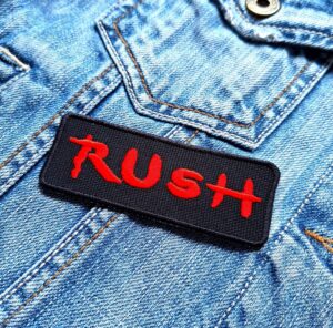 Rush | Canadian Rock Band | Geddy Lee | Alex Lifeson | Neil Peart | Embroidered Patch Badge Applique Iron on | Trendy | DIY | Decorative | Collectible