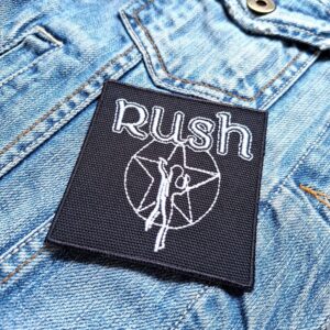 Rush | Canadian Rock Band | Geddy Lee | Alex Lifeson | Neil Peart | Embroidered Patch Badge Applique Iron on | Trendy | DIY | Decorative | Collectible