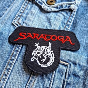 Saratoga | Spanish Heavy Metal Band | Niko del Hierro | Jero Ramiro | Embroidered Patch Badge Applique Iron on | Trendy | DIY | Decorative | Collectible