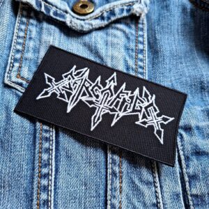 Sarcofago | Brazilian Extreme Metal Band | I.N.R.I. | Embroidered Patch Badge Applique Iron on | Trendy | DIY | Decorative | Collectible