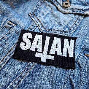 Satan | English Heavy Metal Band | Proto-Thrash/Speed Metal | Embroidered Patch Badge Applique Iron on | Trendy | DIY | Decorative | Collectible