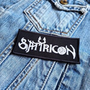 Satyricon | Medieval Black Metal | Embroidered Patch Badge Applique Iron on | Trendy | DIY | Decorative | Collectible
