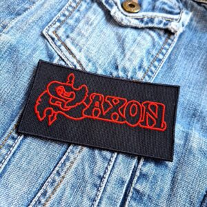 Saxon | English/British Heavy Metal Band | Biff Byford | | Embroidered Patch Badge Applique Iron on | Trendy | DIY | Decorative | Collectible