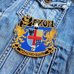 Saxon | English/British Heavy Metal Band | Biff Byford | | Embroidered Patch Badge Applique Iron on | Trendy | DIY | Decorative | Collectible