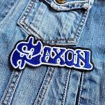 Saxon | English/British Heavy Metal Band | Biff Byford | | Embroidered Patch Badge Applique Iron on | Trendy | DIY | Decorative | Collectible