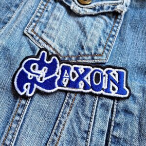 Saxon | English/British Heavy Metal Band | Biff Byford | | Embroidered Patch Badge Applique Iron on | Trendy | DIY | Decorative | Collectible