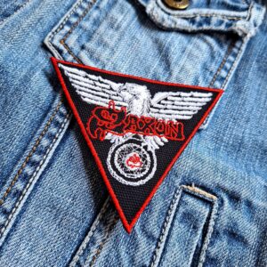 Saxon | English/British Heavy Metal Band | Biff Byford | | Embroidered Patch Badge Applique Iron on | Trendy | DIY | Decorative | Collectible