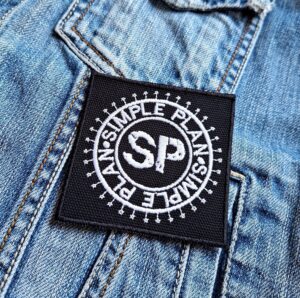 Simple Plan | Canadian Rock Band | Pierre Bouvier | Embroidered Patch Badge Applique Iron on | Trendy | DIY | Decorative | Collectible
