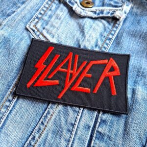 Slayer – Red Logo Patch – Iron-On