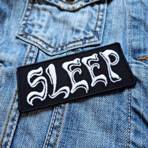 Sleep | American Stoner/Doom Metal Band | Matt Pike | Al Cisneros | Embroidered Patch Badge Applique Iron on | Trendy | DIY | Decorative | Collectible