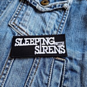 Sleeping With Sirens | American Rock Band | Tony Pizzuti | Embroidered Patch Badge Applique Iron on | Trendy | DIY | Decorative | Collectible