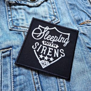 Sleeping With Sirens | American Rock Band | Tony Pizzuti | Embroidered Patch Badge Applique Iron on | Trendy | DIY | Decorative | Collectible