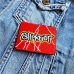 Slipknot Red Lightning Logo Patch Iron-On