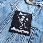 Social Distortion | American Punk Rock Band | Mike Ness | Embroidered Patch Badge Applique Iron on | Trendy | DIY | Decorative | Collectible