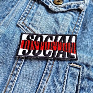 Social Distortion | American Punk Rock Band | Mike Ness | Embroidered Patch Badge Applique Iron on | Trendy | DIY | Decorative | Collectible