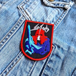 Sodom | German Thrash Metal Band | Tom Angelripper | Code Red | Embroidered Patch Badge Applique Iron on | Trendy | DIY | Decorative | Collectible