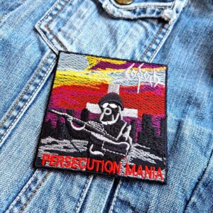 Sodom | German Thrash Metal Band | Tom Angelripper | Code Red | Embroidered Patch Badge Applique Iron on | Trendy | DIY | Decorative | Collectible