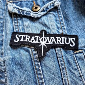 Stratovarius | Finnish Power Metal Band | Progressive Metal | Black Water | Embroidered Patch Badge Applique Iron on | Trendy | DIY | Decorative | Collectible