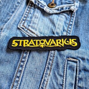 Stratovarius | Finnish Power Metal Band | Progressive Metal | Black Water | Embroidered Patch Badge Applique Iron on | Trendy | DIY | Decorative | Collectible