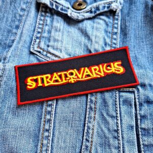 Stratovarius | Finnish Power Metal Band | Progressive Metal | Black Water | Embroidered Patch Badge Applique Iron on | Trendy | DIY | Decorative | Collectible
