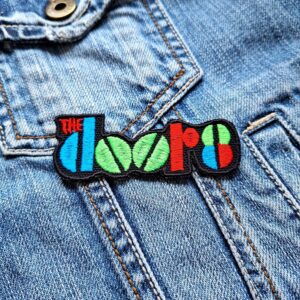 The Doors | American Rock Band | Jim Morrison | Rock and Roll | Heavy Metal | Embroidered Patch Badge Applique Iron on | Trendy | DIY | Decorative | Collectible
