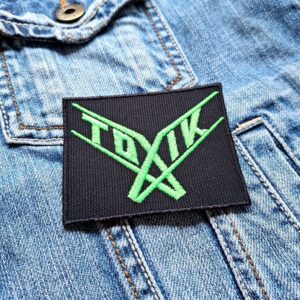 Toxik | American Thrash Metal Band | Josh Christian | Embroidered Patch Badge Applique Iron on | Trendy | DIY | Decorative | Collectible
