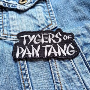 Tygers Of Pan Tang | English Heavy Metal Band | The Cage | Wild Cat | Robb Weir | Embroidered Patch Badge Applique Iron on | Trendy | DIY | Decorative | Collectible